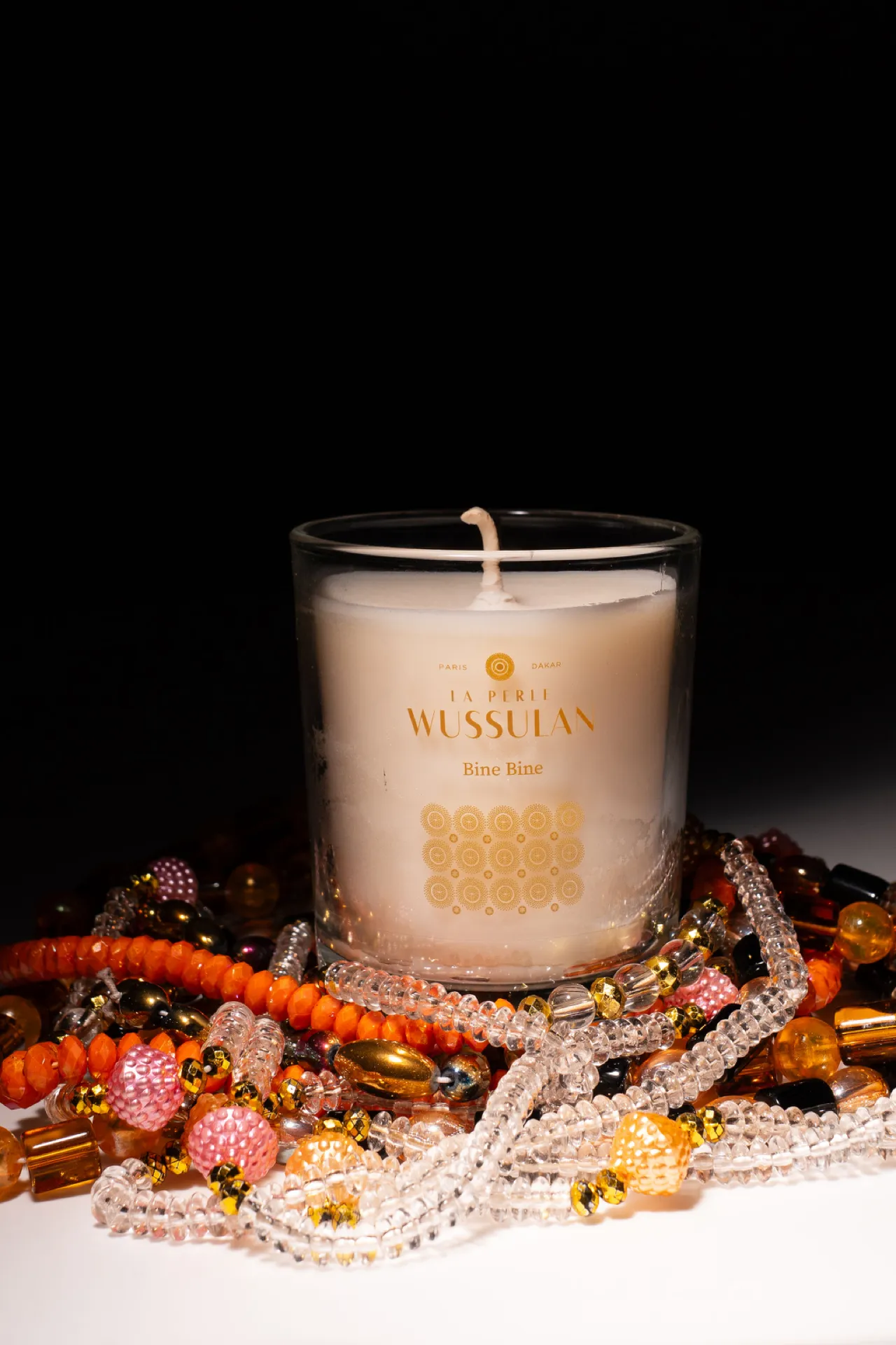 Bougie La Perle Wussulan dans une atmosphère parfumée